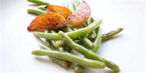 grilled-green-beans-with-peaches-a-healthier-michigan image