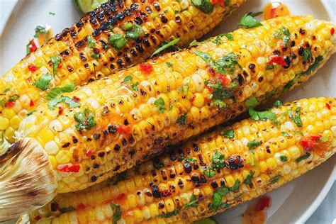grilled-chili-lime-butter-corn-on-the-cob-eatwell101 image