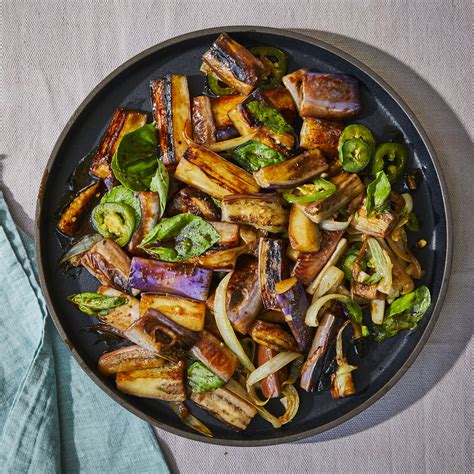 easy-eggplant-stir-fry-eatingwell image