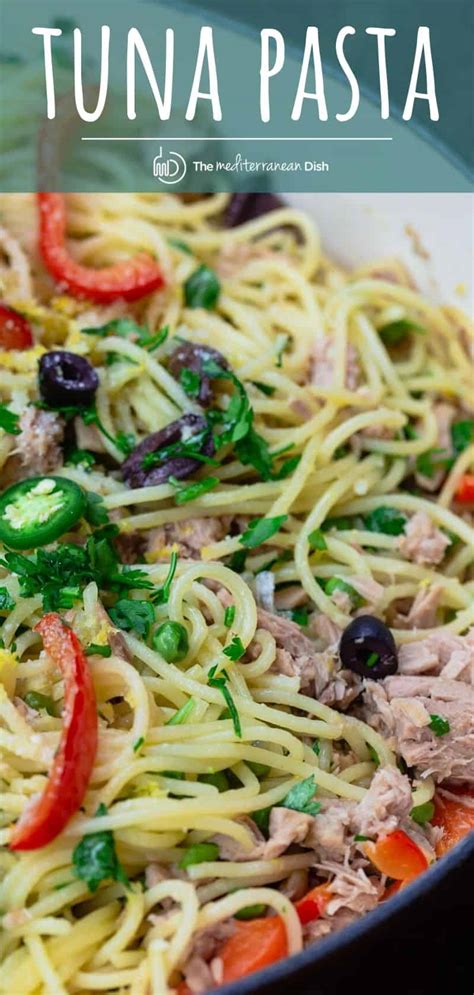 quick-tuna-pasta-mediterranean-style-the image