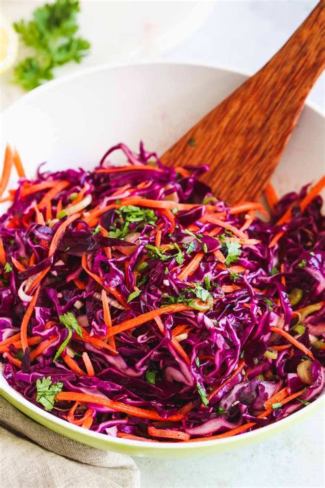 healthy-red-cabbage-slaw-recipe-little-sunny-kitchen image