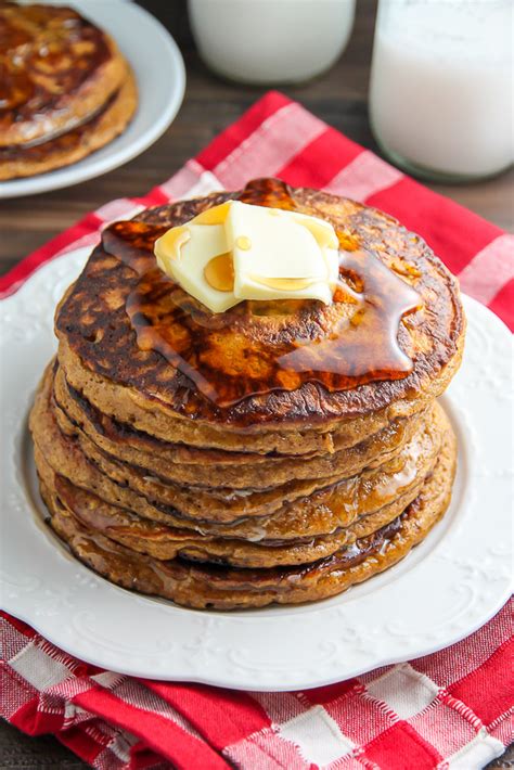 whole-wheat-gingerbread-pancakes-baker-by-nature image