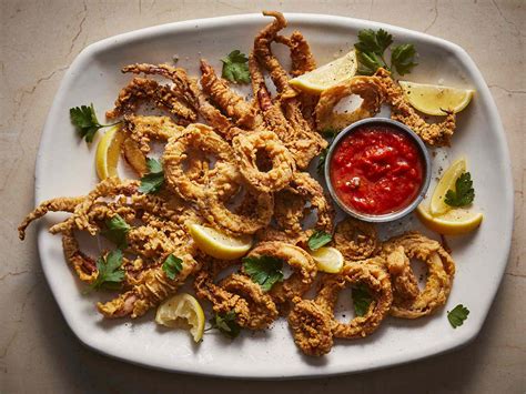 extra-crunchy-calamari-recipe-food-wine image