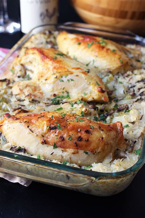 chicken-and-wild-rice-bake-one-dish-chicken-and image