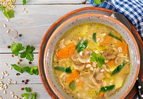 recipe-chicken-mushroom-barley-soup-cleveland-clinic image