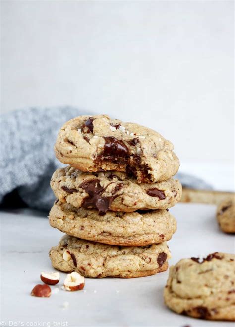 hazelnut-chocolate-chunk-cookies-dels-cooking-twist image