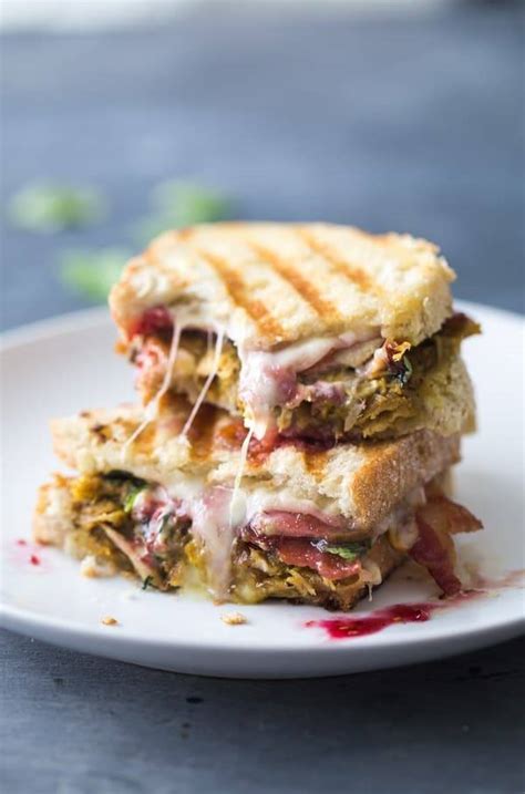 loaded-turkey-panini-for-thanksgiving-leftovers image