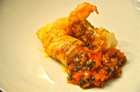 shrimp-in-spiced-phyllo-with-tomato-chutney-andrea image