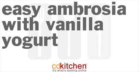 easy-ambrosia-with-vanilla-yogurt image