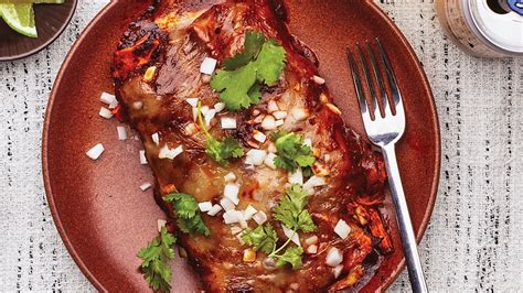chicken-mole-enchiladas-recipe-bon-apptit image