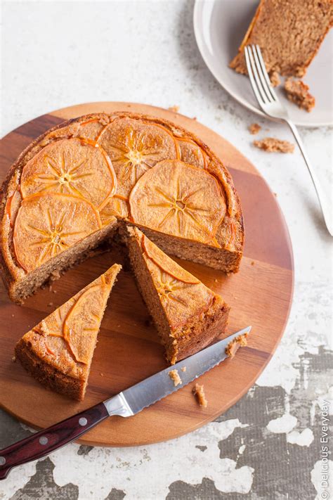 upside-down-persimmon-cake-delicious-everyday image