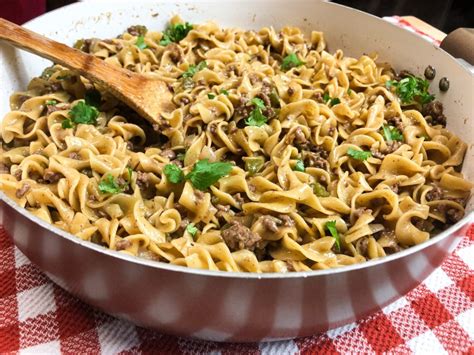one-skillet-beefy-noodles-catherines-plates image