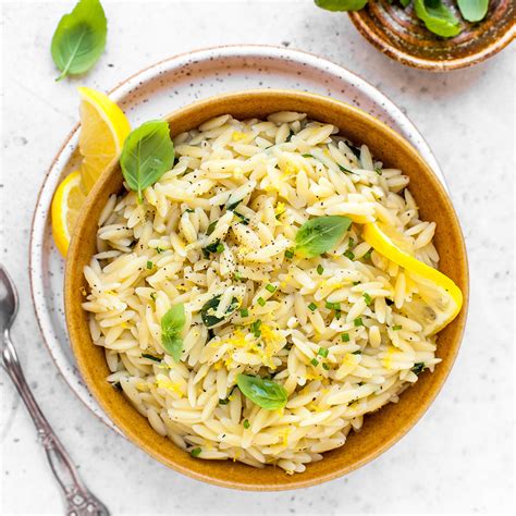 lemon-herbed-orzo-pasta-recipe-eatingwell image