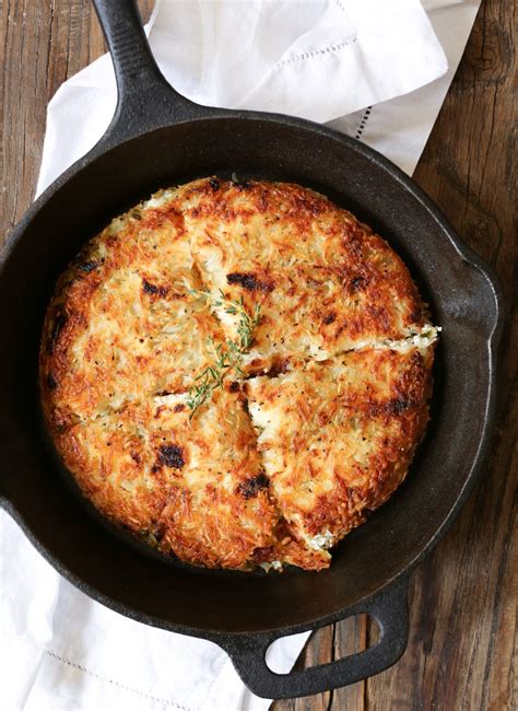 rosti-potatoes-with-melted-leeks-and-goat-cheese image
