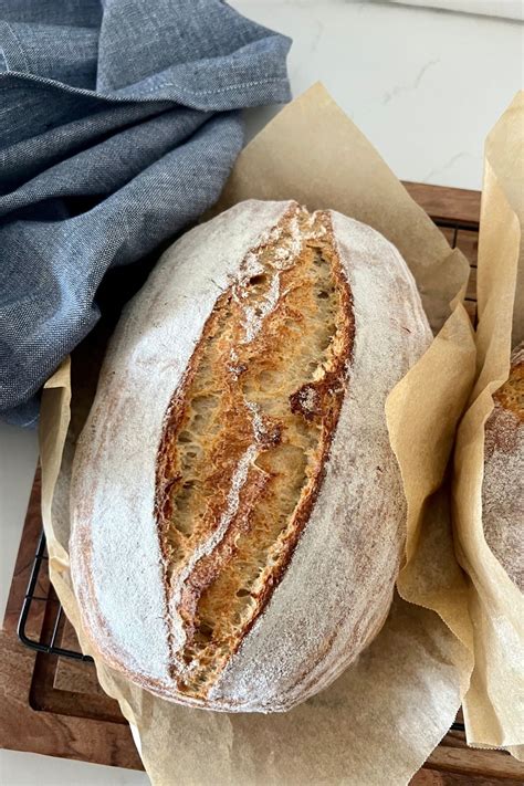 rustic-sourdough-bread-easy-no-knead-method image