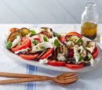 barbecued-aubergine-mozzarella-and-tomato-salad image