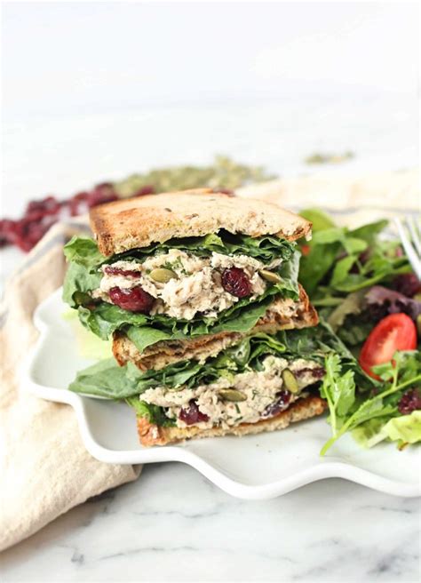 healthy-tuna-salad-with-cranberries-gluten-free image