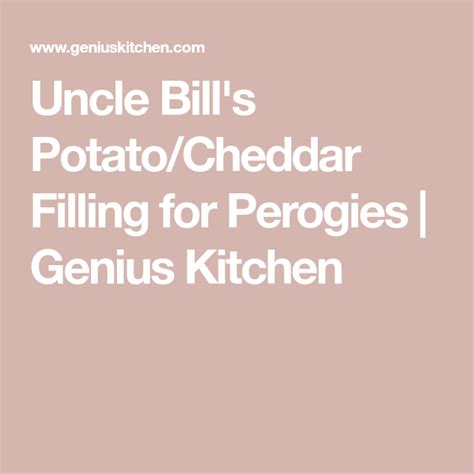uncle-bills-potatocheddar-filling-for-perogies image