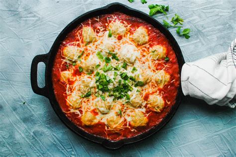 chicken-parmesan-meatball-skillet-for-the-love-of image