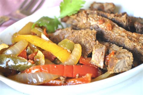 crock-pot-beef-fajitas-recipe-easy-slow-cooker-dinner image