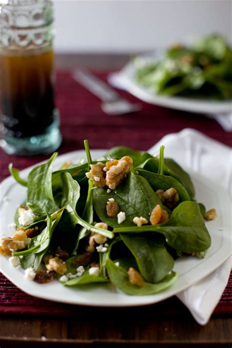 spinach-salad-recipe-with-feta-and-walnuts image