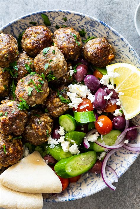 easy-greek-meatballs-with-feta-cheese image