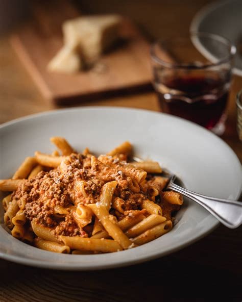 penne-with-rose-meat-sauce-stefano-faita image