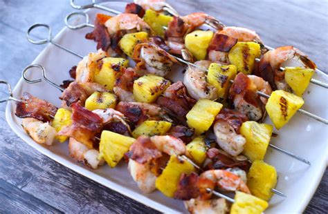 bacon-wrapped-shrimp-and-pineapple-kabobs-thriving image