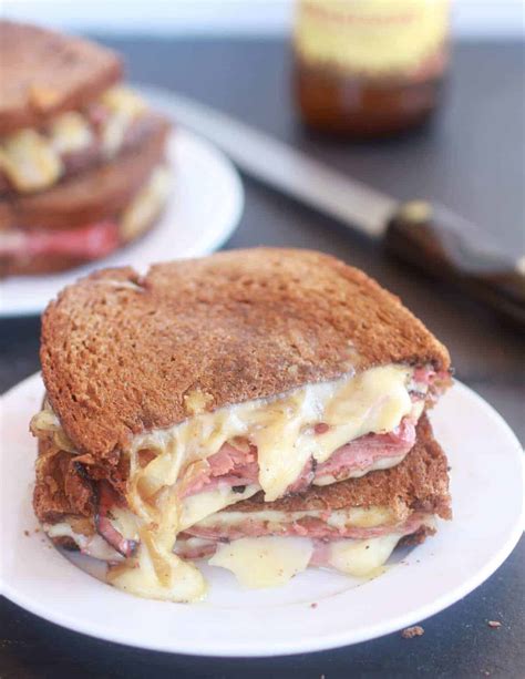 pastrami-and-caramelized-onion-grilled-cheese image
