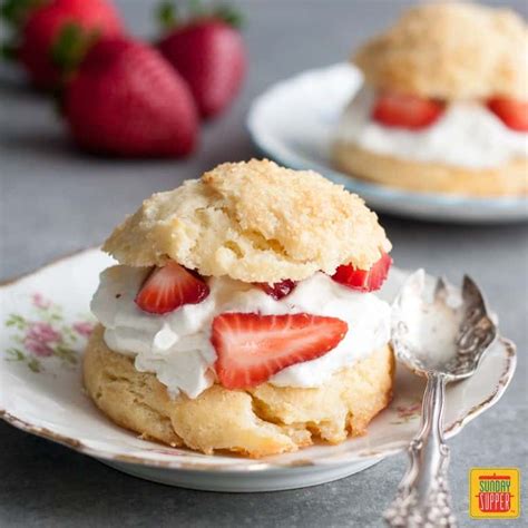 homemade-strawberry-shortcake-biscuits-sunday image