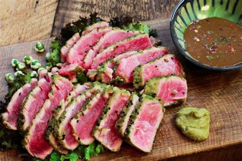 easy-wasabi-seared-tuna-recipe-asian-caucasian image