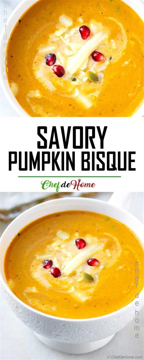savory-pumpkin-bisque-recipe-chefdehomecom image