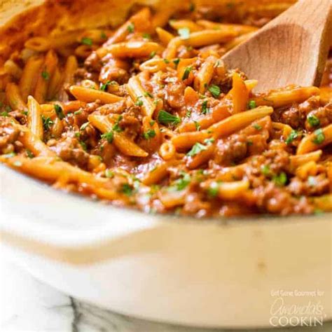 one-pot-sloppy-joe-pasta-delicious-recipes-easy image
