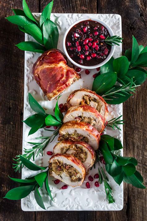 prosciutto-wrapped-turkey-roulade-with-pomegranate image
