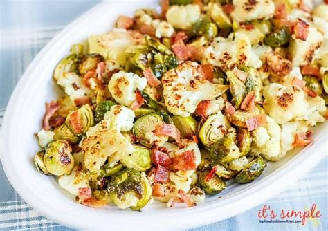 roasted-cauliflower-brussel-sprouts-in-keto-bacon image