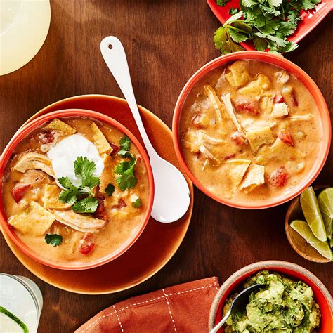 chicken-enchilada-soup-recipe-eatingwell image