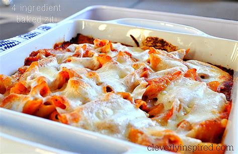 4-ingredient-baked-ziti-cleverly-inspired image