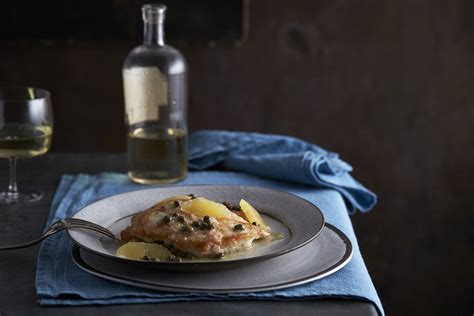 chicken-cutlets-with-caper-lemon-sauce-volpi-foods image
