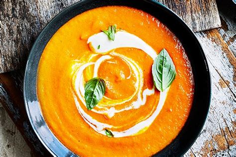 vegan-sweet-potato-soup-recipe-with-carrot-and-ginger image