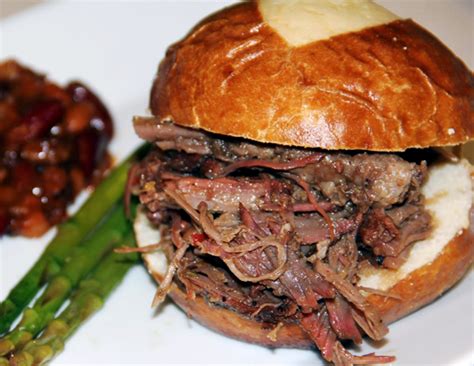 smoked-pulled-brisket-shredded-for-sandwiches image