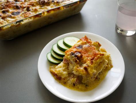 zesty-cauliflower-ham-and-cheese-casserole-the-eat image