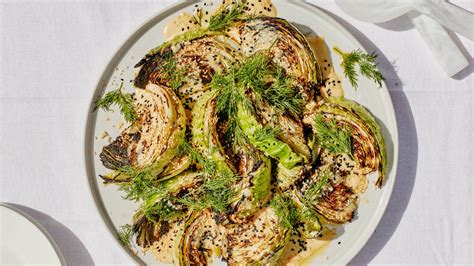 tahini-smothered-charred-cabbage-recipe-bon-apptit image