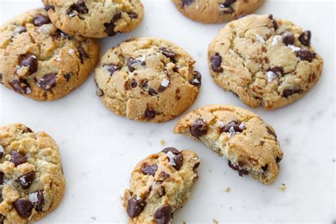 salted-chocolate-chip-tahini-cookies-the-spruce-eats image