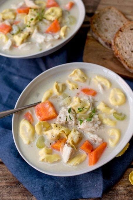 creamy-chicken-and-tortellini-soup-nickys-kitchen image