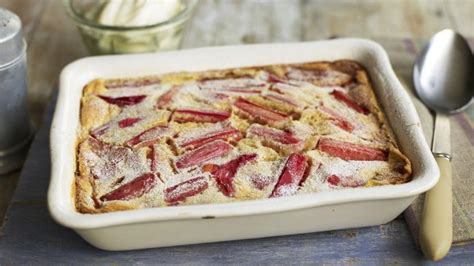 rhubarb-and-vanilla-clafoutis-recipe-bbc-food image