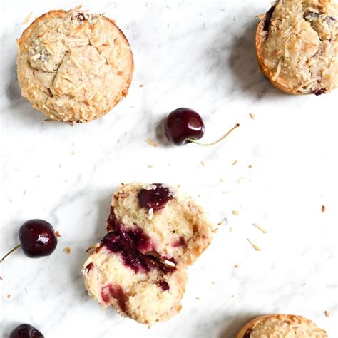 best-cherry-coconut-muffins-recipe-how-to-make image