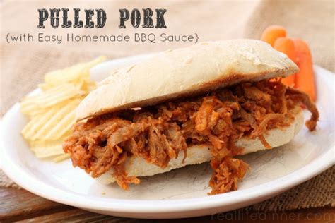 pulled-pork-with-easy-homemade-bbq-sauce-real image