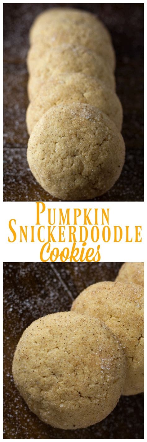 soft-and-chewy-pumpkin-snickerdoodle-cookies image