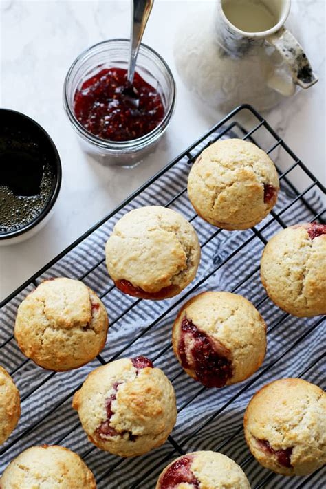 easy-muffin-recipe-muffins-filled-with-jam-the image