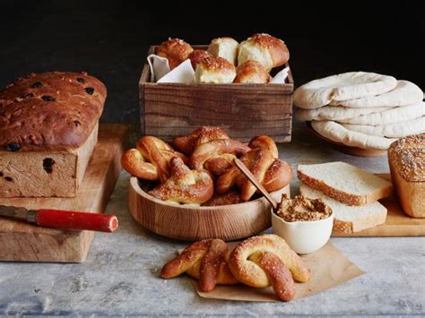 yeast-breads-loafs-pita-and-cinnamon-buns-food image